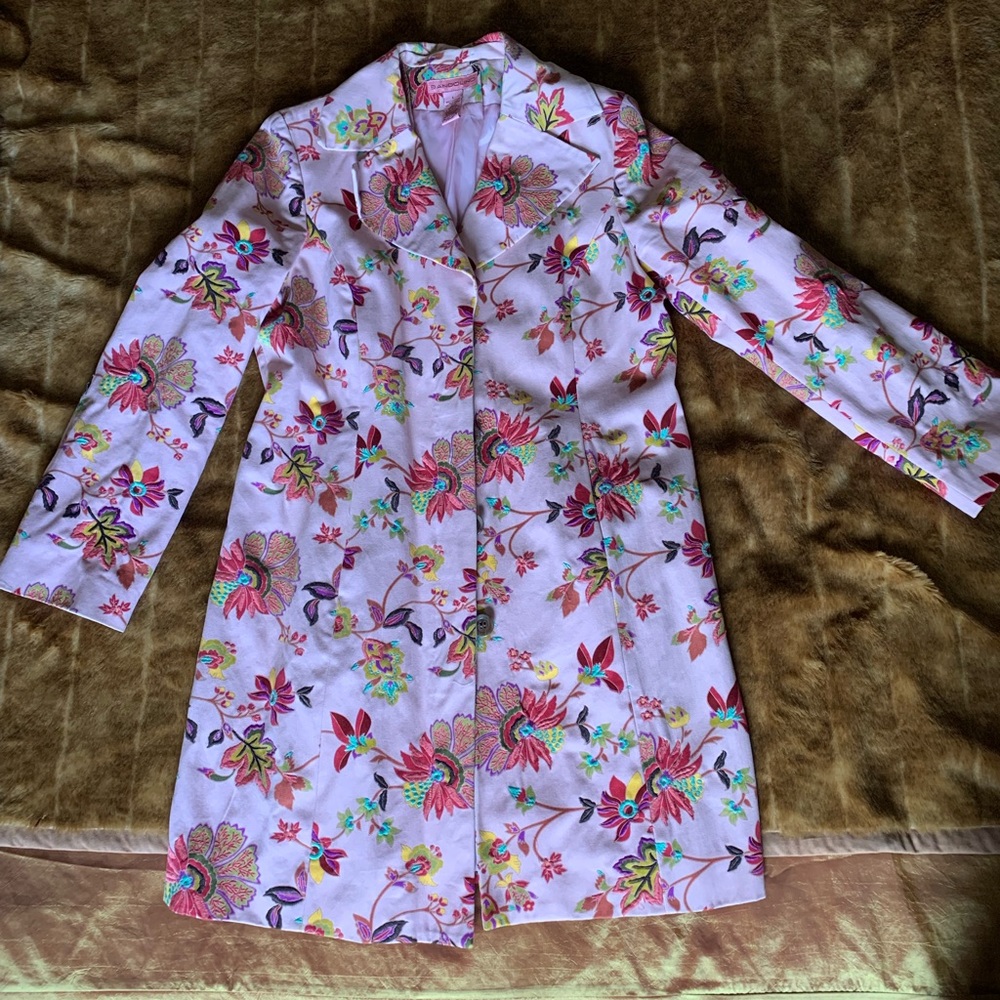 BANDOLINO women's pink floral jacket
